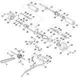 STIHL 6374-780-3400 blokkeerhefboom positie 28 technische tekening