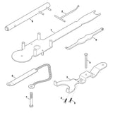 STIHL 6291-890-2200 Montagegereedschap (V-riem) positie 9 technische tekening