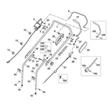 STIHL 6103-700-7501 kabel positie 21 technische tekening