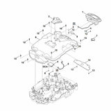 STIHL 6309-967-3820 typeaanduiding MI 632 P positie 8 technische tekening