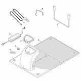 STIHL 6309-430-1456 elektronicamodule ADO 100 SERVICE positie 3 technische tekening