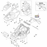 STIHL 6311-700-2705 klep positie 100 technische tekening