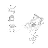 STIHL 6311-600-0210 elektromotor positie 2 technische tekening