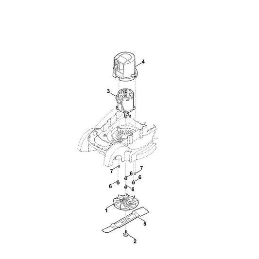 STIHL 6320-702-0140 mes positie 5 technische tekening