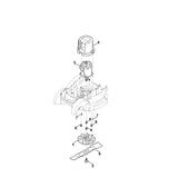 STIHL 6320-606-0105 ventilatorkap positie 4 technische tekening