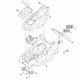 STIHL 6320-967-1505 typeplaatje RMA 339 C positie 7 technische tekening