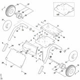 STIHL 6012-703-8901 plaat positie 6 technische tekening