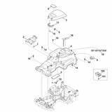 STIHL 6301-967-3820 typeaanduiding MI 422 PC positie 9 technische tekening