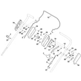 STIHL 6290-700-7511 kabel positie 2 technische tekening