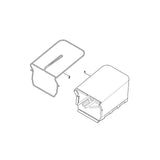 STIHL 6290-700-9701 opvangbox (stof) positie 1 technische tekening