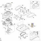STIHL 6241-967-1511 typeplaatje MH 560 positie 12 technische tekening