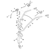 STIHL 6241-716-5801 verstelelement positie 10 technische tekening