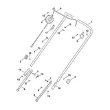 STIHL 6340-430-0415 dodemansschakelaar  EUR positie 4 technische tekening