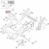 STIHL 6340-706-0704 afdekking positie 8 technische tekening