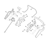STIHL 6340-182-1306 helft behuizing positie 3 technische tekening