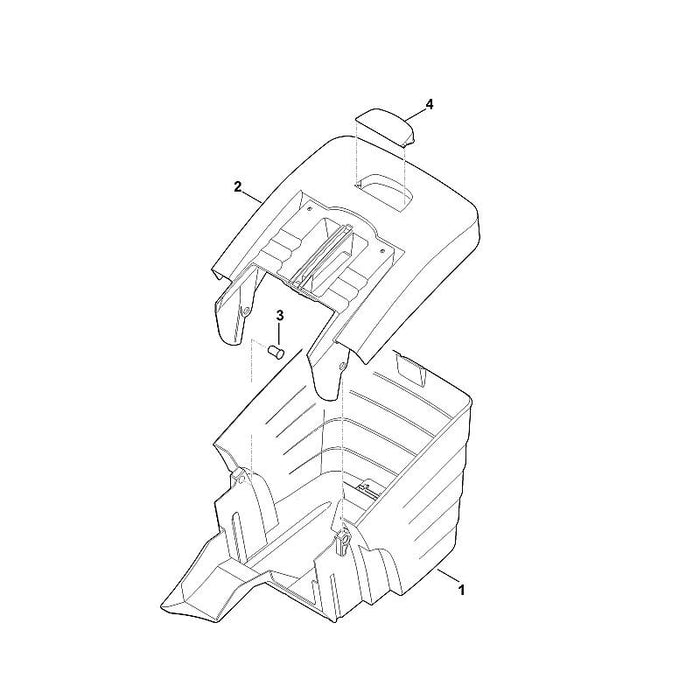 STIHL 6375-703-9010 pen positie 3 technische tekening