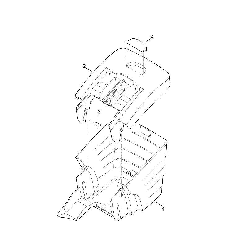 STIHL 6375-708-8000 klep positie 4 technische tekening