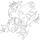 STIHL 9104-003-8734 snijbout P4x16 positie 5 technische tekening