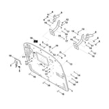 STIHL 6170-435-1501 beugel positie 10 technische tekening