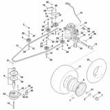 STIHL 9991-003-0546 klemring 6 positie 33 technische tekening
