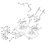 STIHL 6170-780-3720 coulisse voor positie 12 technische tekening
