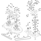 STIHL 6170-702-0721 messenas links positie 3 technische tekening