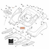 STIHL 6170-967-1501 typeplaatje RT 6112 ZL positie 16 technische tekening