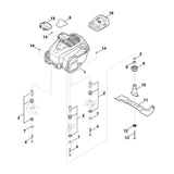 STIHL 9645-945-7692 ronde keerring 22x3 positie 3 technische tekening
