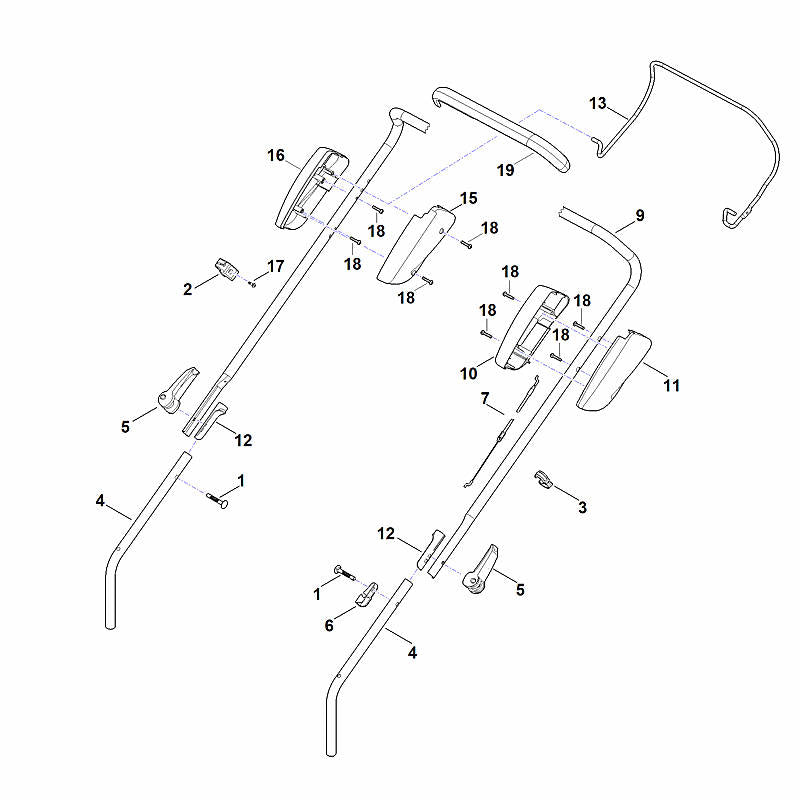STIHL 6383-703-3800 huls positie 12 technische tekening