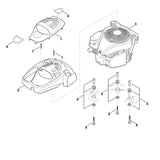 STIHL 6374-967-1510 typeplaatje RM 655 VS positie 4 technische tekening