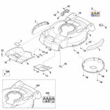 STIHL 6383-967-1815 Typeplaatje RM 4.0 RV positie 9 technische tekening