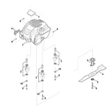 STIHL 6340-007-1026 set trillingsdemper positie 3 technische tekening