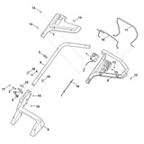 STIHL 6338-430-0426 dodemansschakelaar positie 1 technische tekening