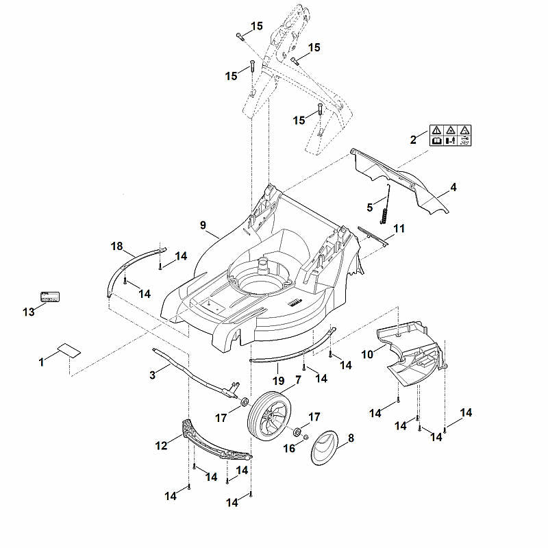 STIHL 6338-706-0730 afdekking positie 11 technische tekening