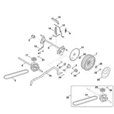 STIHL 6338-703-6700 hefboom positie 10 technische tekening