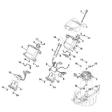 STIHL 6338-430-1410 elektronicamodule positie 2 technische tekening