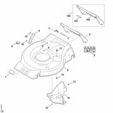 STIHL 6371-700-8512 behuizing positie 5 technische tekening