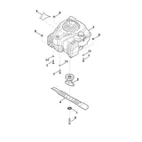 STIHL 6371-967-1510 typeplaatje RM 253 T positie 5 technische tekening