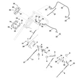 STIHL 6375-162-6700 blokkeerhefboom positie 2 technische tekening