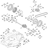 STIHL 9039-488-1288 snijbout M6x20 positie 8 technische tekening