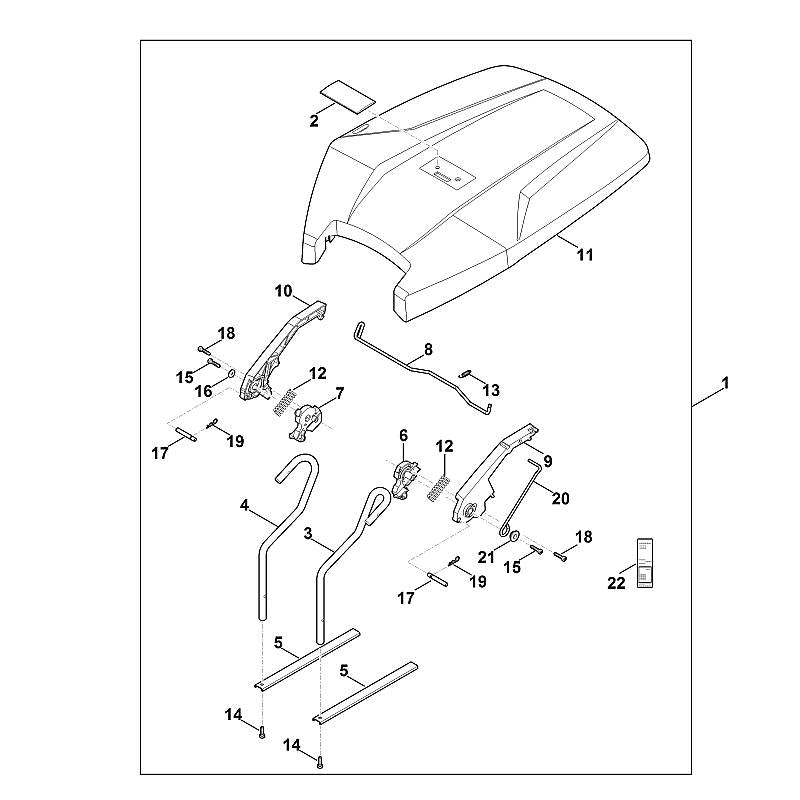 STIHL 6909-708-5100 pen positie 17 technische tekening