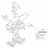 STIHL 6301-703-6905 Houder (opsteekkap rechts) positie 6 technische tekening
