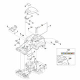 STIHL 6301-967-1510 typeplaatje RMI 422 PC positie 9 technische tekening