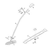 STIHL 6907-766-8340 mulchhulpstuk positie 1 technische tekening