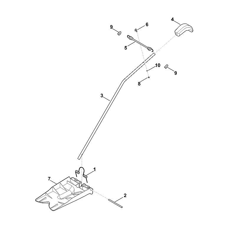 STIHL 6907-766-8330 mulchhulpstuk positie 7 technische tekening