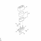 STIHL 0004-145-2400 Bovenstuk behuizing (luchtfilter) positie 4 technische tekening