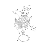 STIHL 0004-028-1501 houder positie 12 technische tekening