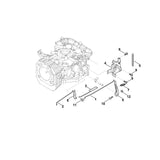 STIHL 0004-104-0501 regelaarstang positie 1 technische tekening