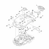 STIHL 6309-440-3030 kabelboom (stop) positie 5 technische tekening