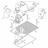 STIHL 6309-007-1025 Set ombouw dockingstation (EUR) positie 16 technische tekening